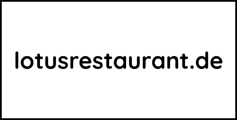 lotusrestaurant.de