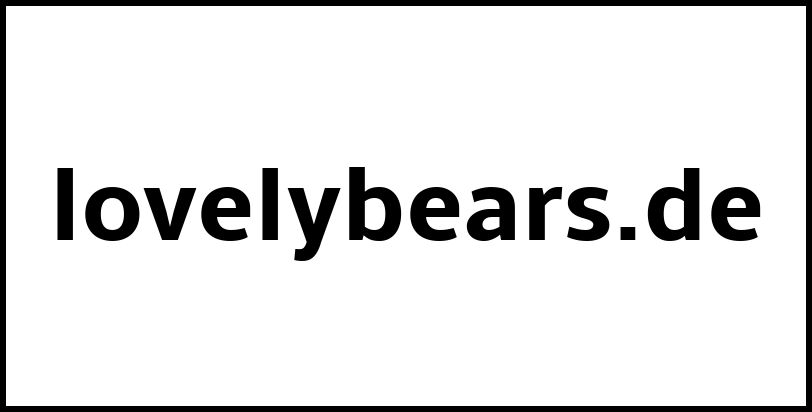 lovelybears.de