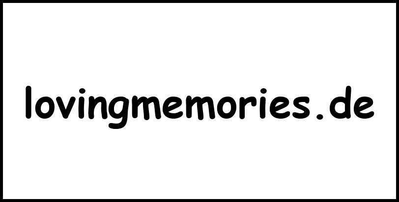 lovingmemories.de