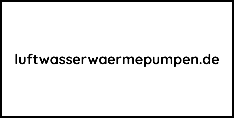 luftwasserwaermepumpen.de