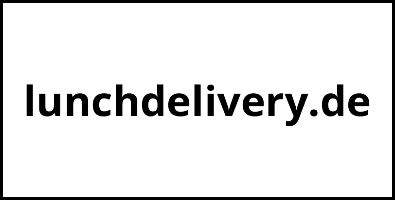 lunchdelivery.de