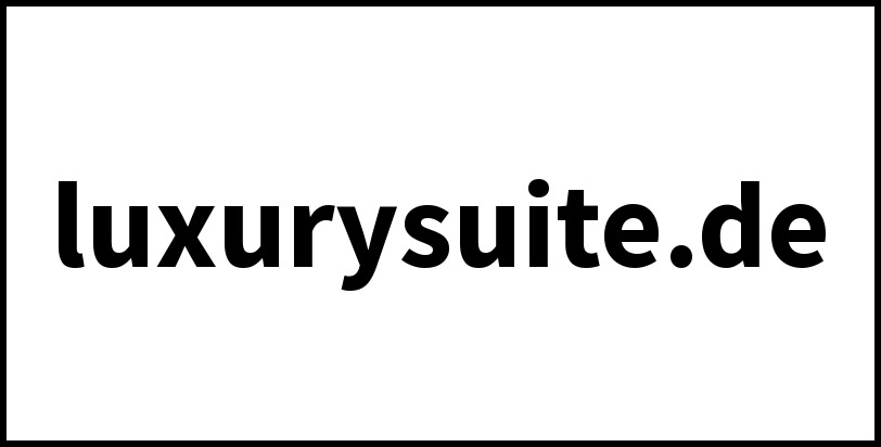 luxurysuite.de