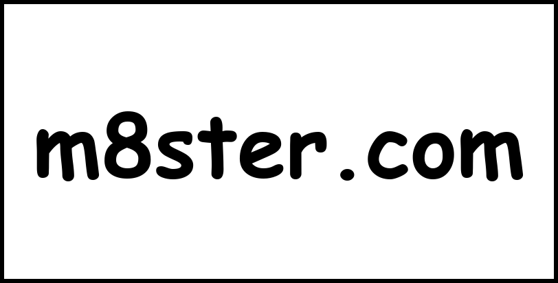m8ster.com