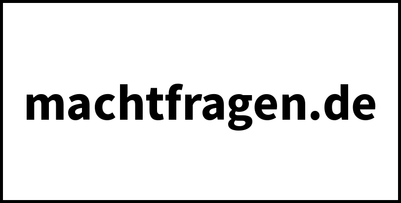 machtfragen.de