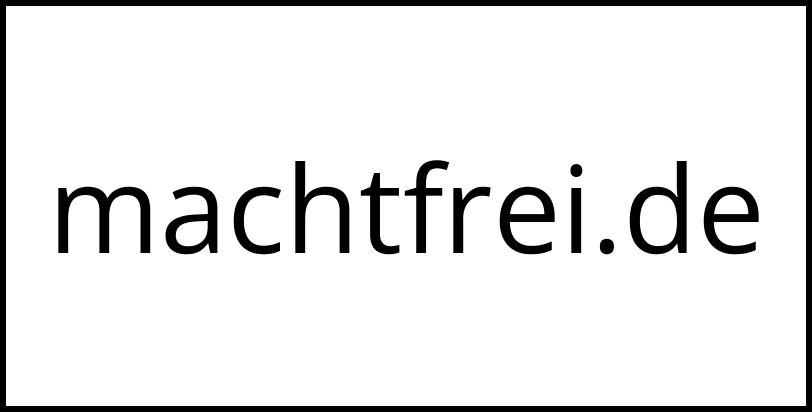 machtfrei.de