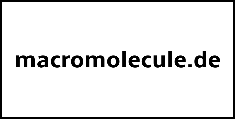 macromolecule.de