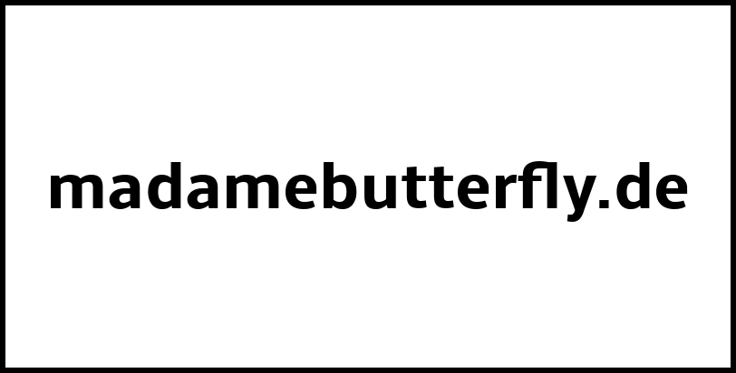 madamebutterfly.de
