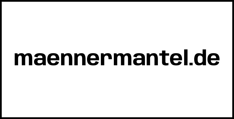 maennermantel.de