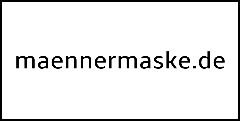 maennermaske.de