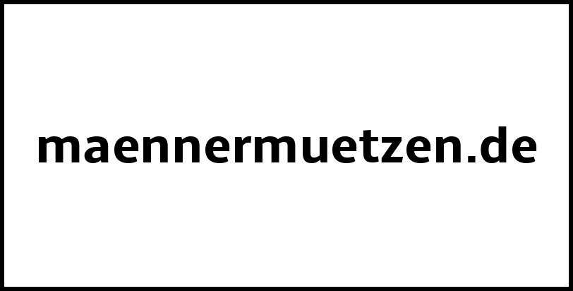 maennermuetzen.de
