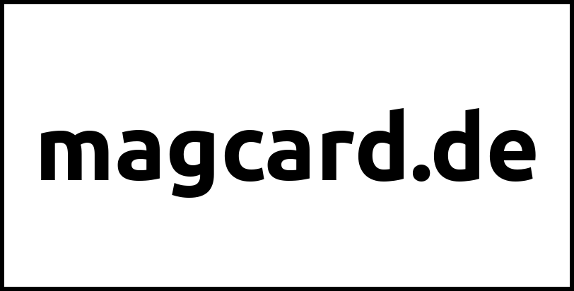 magcard.de