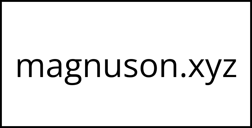 magnuson.xyz