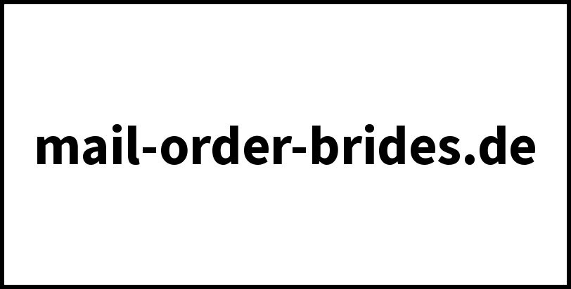 mail-order-brides.de