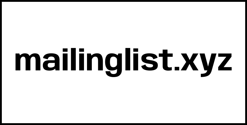 mailinglist.xyz