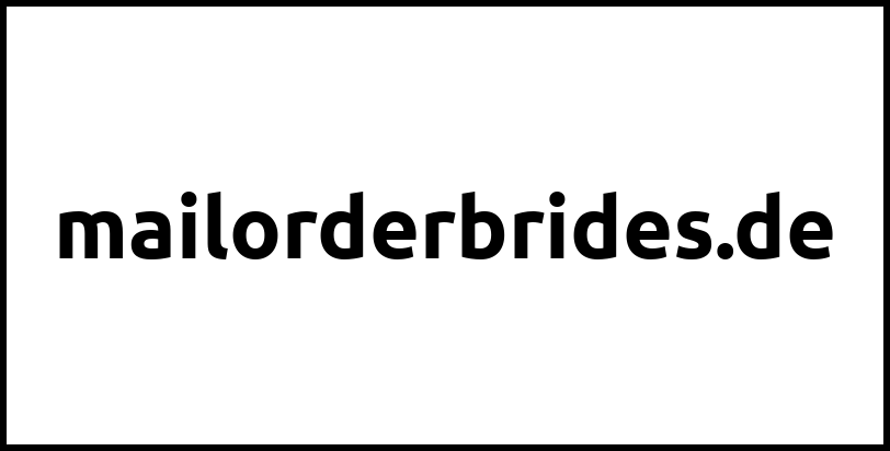 mailorderbrides.de