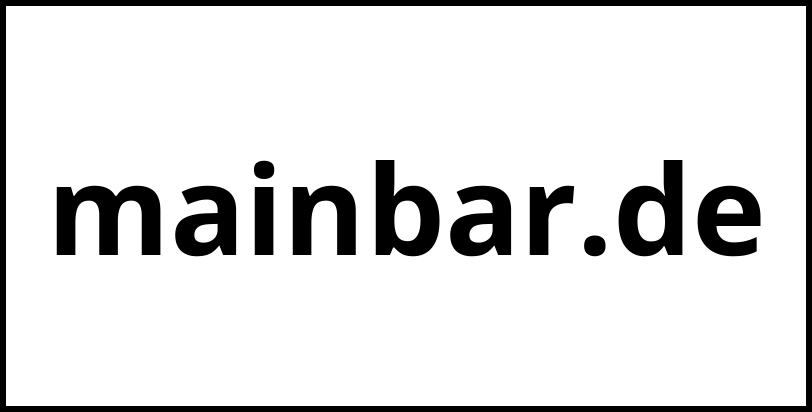 mainbar.de