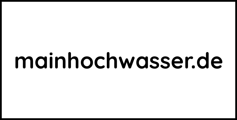 mainhochwasser.de