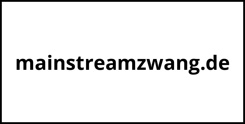 mainstreamzwang.de