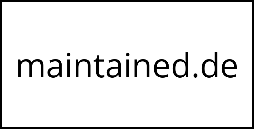 maintained.de