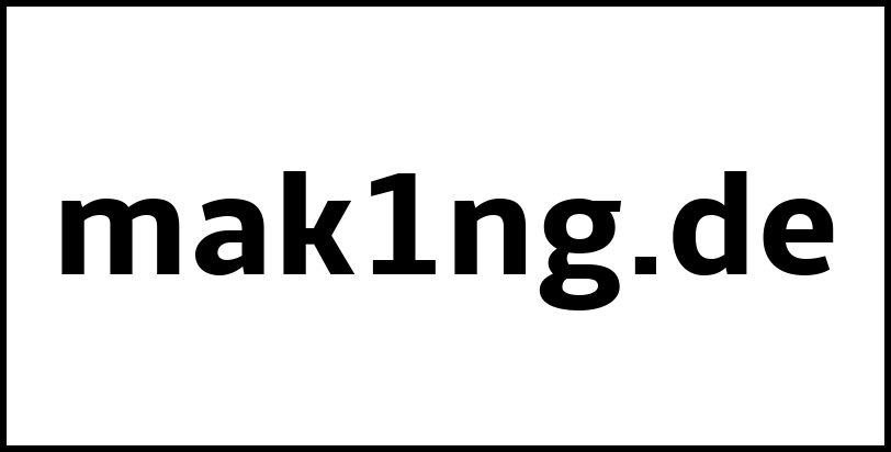mak1ng.de