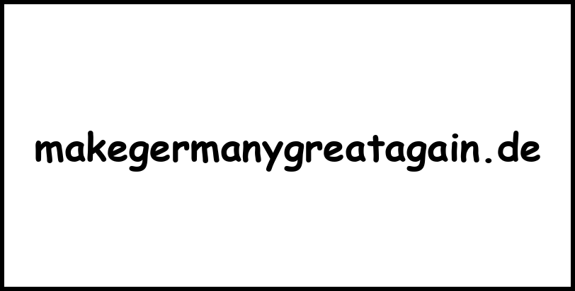 makegermanygreatagain.de
