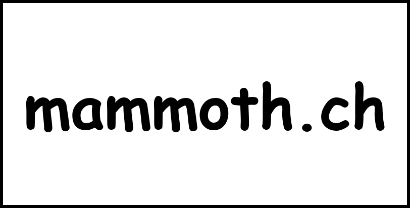 mammoth.ch