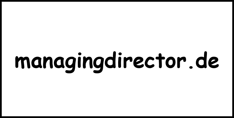 managingdirector.de