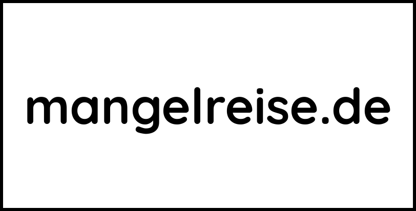 mangelreise.de