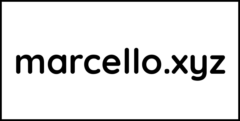 marcello.xyz