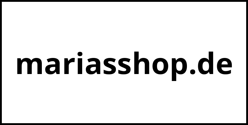 mariasshop.de