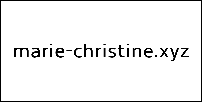 marie-christine.xyz