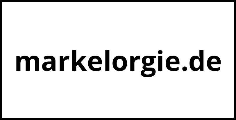 markelorgie.de