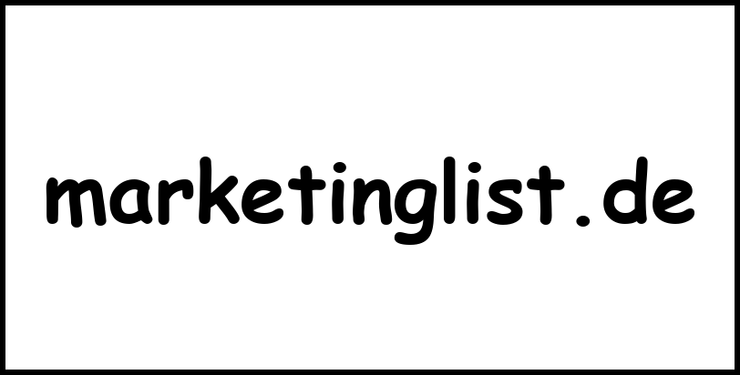 marketinglist.de