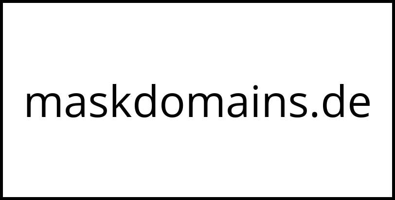 maskdomains.de