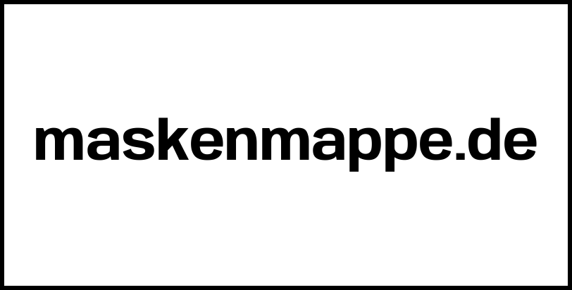 maskenmappe.de