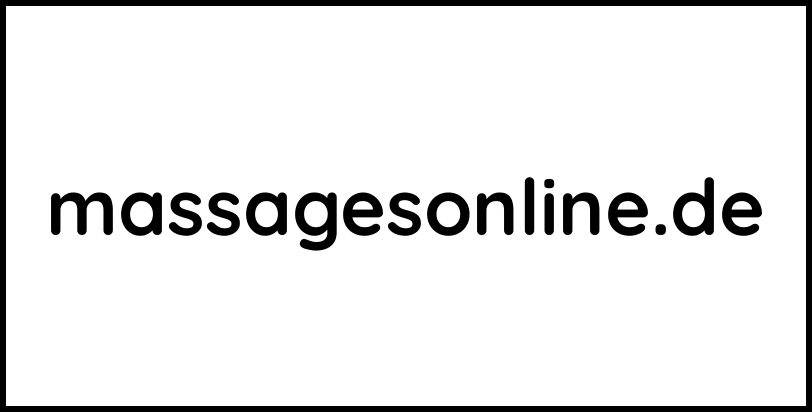 massagesonline.de