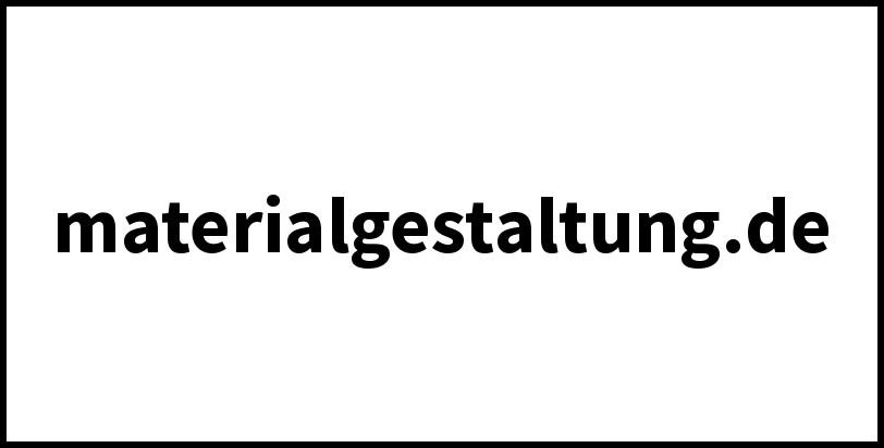 materialgestaltung.de