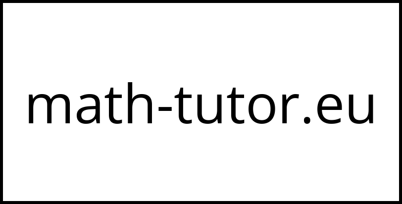 math-tutor.eu