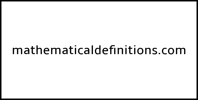 mathematicaldefinitions.com