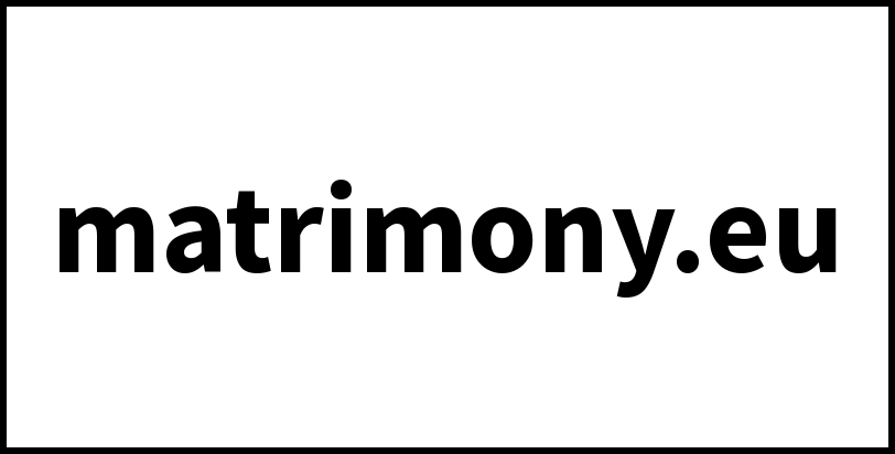 matrimony.eu