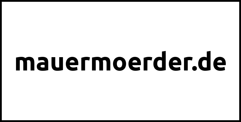 mauermoerder.de