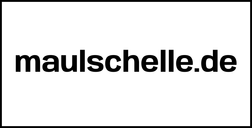 maulschelle.de