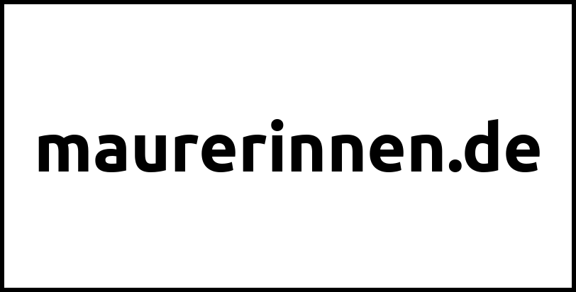 maurerinnen.de