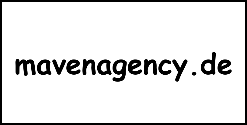 mavenagency.de