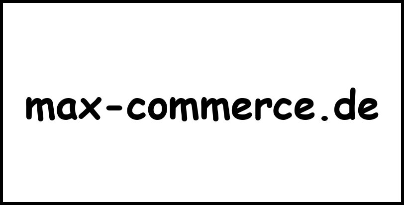 max-commerce.de