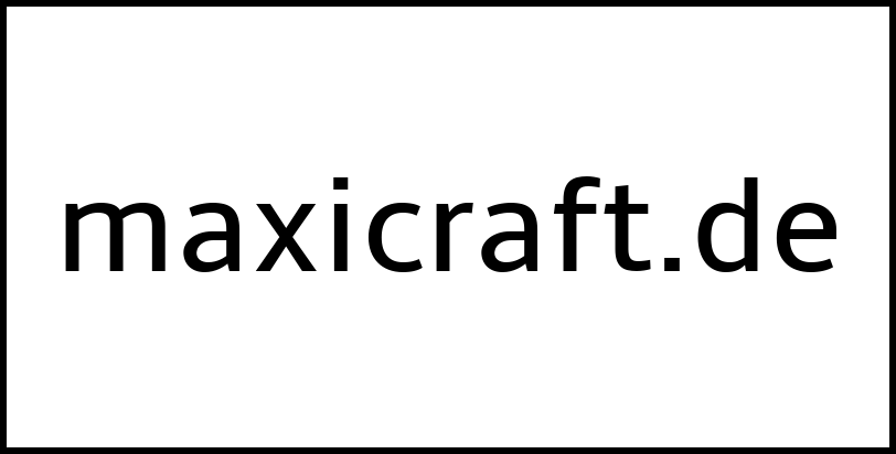 maxicraft.de