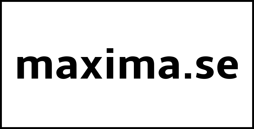 maxima.se