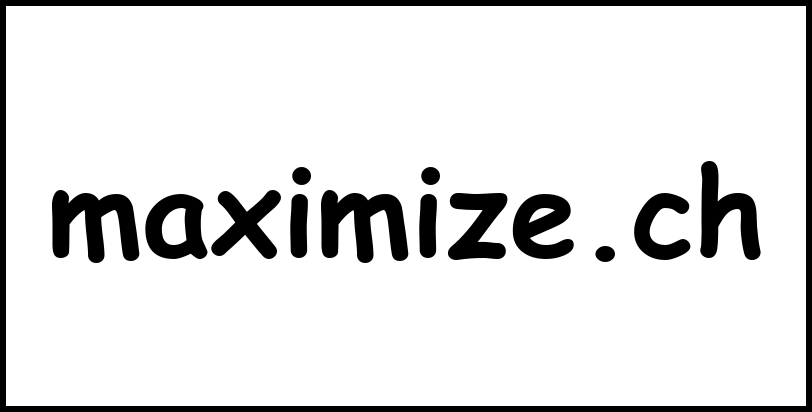 maximize.ch