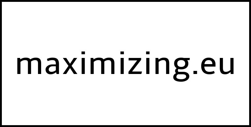 maximizing.eu