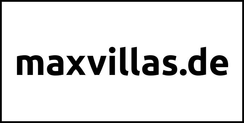 maxvillas.de